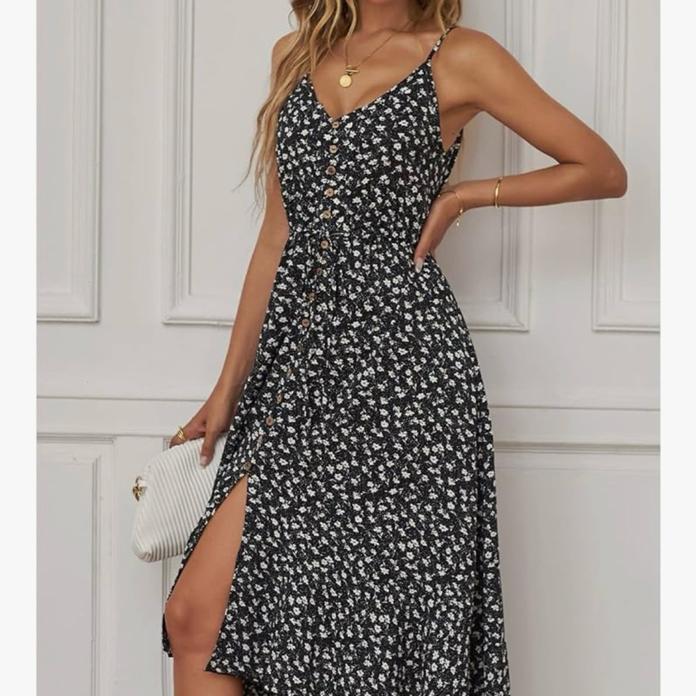 Floral Midi Dress - Picture 3 of 11